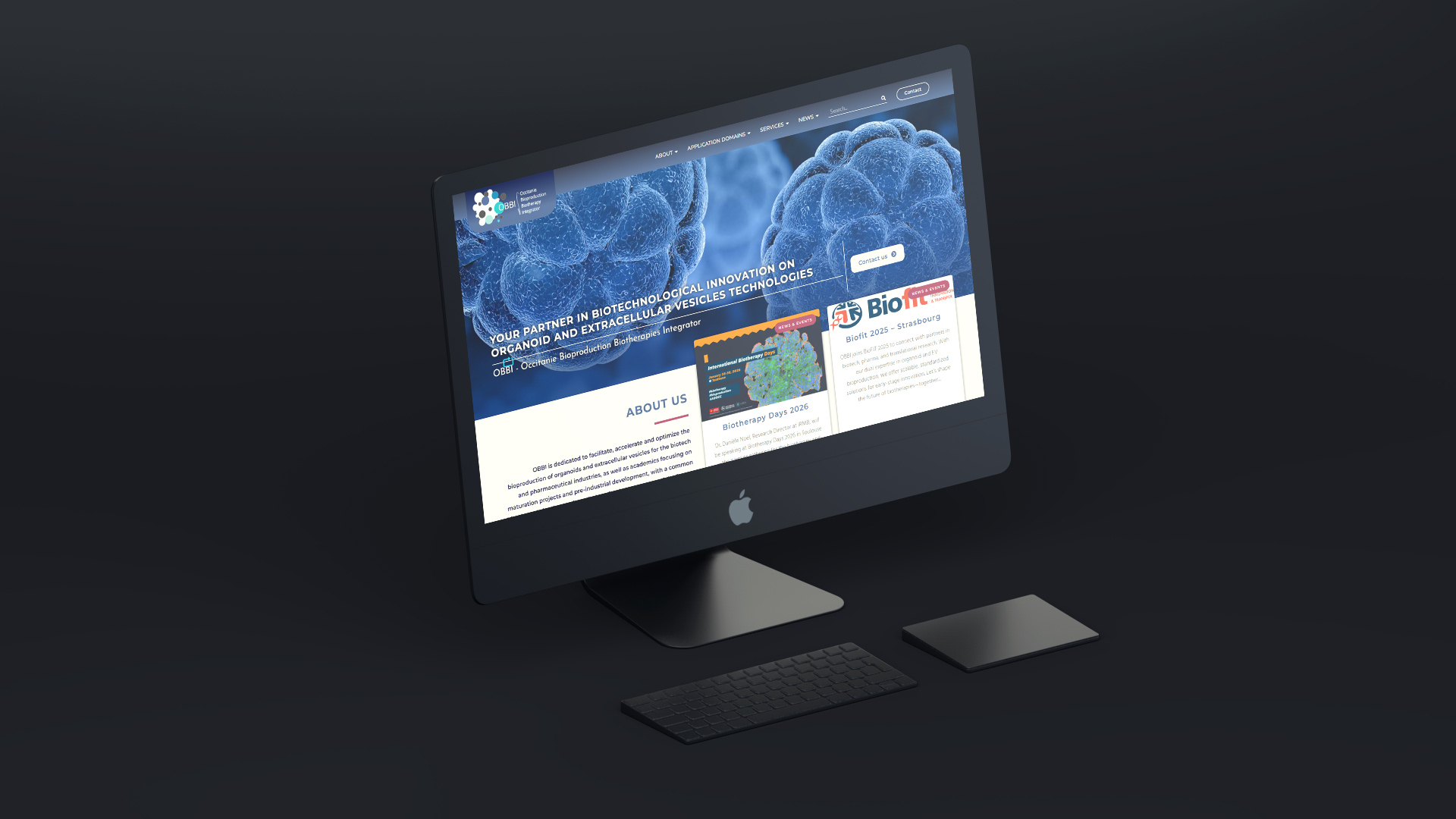 Mockup montrant le site internet obbi-integrator.fr